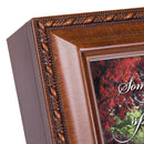 Some People Make World Special Woodgrain Rope Trim Jewelry Music Box Plays Wonderful World