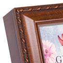 Home décor keepsake and trinket box made with hidden musical mechanism inside