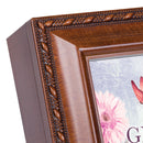 Granddaughter Make My Heart Smile Woodgrain Rope Trim Jewelry Music Box Plays You Are My Sunshine