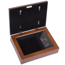 First Communion  Distressed Brown 8 x 6 Music Box Plays Tune How Great Thou Art