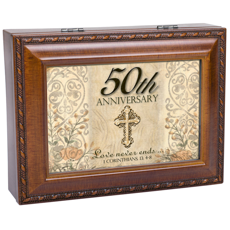 50th Anniversary Music Box Plays Song Ave Maria