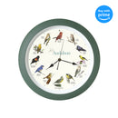 Mark Feldstein & Associates Audubon Singing Bird Wall Clock, 13 Inch