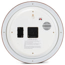 Mark Feldstein Audubon Singing Bird Wall Clock, Cherry Finish Wood Frame 13 Inch