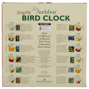Mark Feldstein & Associates Audubon Singing Bird Wall Clock, 13 Inch