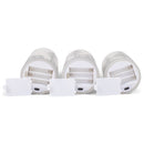 Deer and Trees Silver Tone 6 inch Wax Flameless Holiday Pillar Candles Set of 3