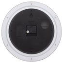 Coca Cola Diner Thirst Quenching Chrome Tone 13 inch Glass Holiday Clock