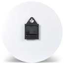 Mark Feldstein & Associates Audubon Songbird Species Non-Singing Classic White 12 inch Smooth Glass Round Wall Clock