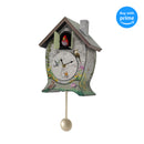 Mark Feldstein Garden Cottage Singing Cardinal Tabletop Wall Sound Cuckoo Clock