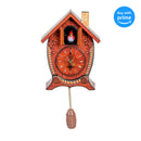 Traditional Chalet Style Singing Cardinal Tabletop Wall Sound Cuckoo Clock