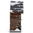 Mark Feldstein Snowy Cabin Singing Cardinal Tabletop Wall Sound Cuckoo Clock