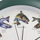 Mark Feldstein Splashing Gamefish Hourly Fishing Sounds Wall/Desk Clock, 13 Inch