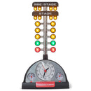 Mark Feldstein & Associates Drag Racing Christmas Tree Lighted Thermometer Sound Tabletop Alarm Clock