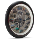 Mark Feldstein History of Ford Trucks Model T - F150 Sound Wall Clock, 13 Inch