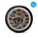 Mark Feldstein History of Ford Trucks Model T - F150 Sound Wall Clock, 13 Inch