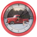 Red Ford Truck Christmas Carol Clock Plays 12 Traditional Carols