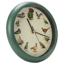 Singing Wild Game Birds of North America Hunting Wall Sound Clock, 13 Inch