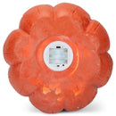 Mark Feldstein & Associates Welcome Pumpkin Lighted Orange and Black 14 inch Resin Stone Harvest Figurine