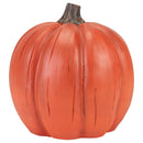 Mark Feldstein Welcome LED Pumpkin Orange 7 x 7 Resin Stone Harvest Collectible Figurine