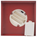 Mark Feldstein & Associates Red Holly Berry and Pine Look Distressed 13.5 Inch Metal Decorative Hanging Lantern