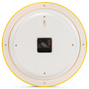 Mark Feldstein Peanuts Characters Zig Zag Yellow and Black Wall Clock, 13 Inch