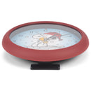 Mark Feldstein & Associates Peanuts Snoopy On Sled Linus and Lucy Sound Blue 8 x 8 Acrylic Holiday Clock
