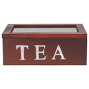 Mark Feldstein and Associates Window Display Wooden Tea Chest 6 Compartment