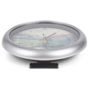 Mark Feldstein & Associates Thomas Kincade Victorian IV Silver Tone 8 x 8 Acrylic Holiday Wall Clock