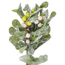 Mistletoe Berry Festive Green 10 inch Artificial Christmas Flower Sprig