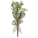 Mistletoe Berry Festive Green 10 inch Artificial Christmas Flower Sprig