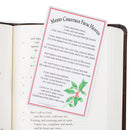 Merry Christmas from Heaven Winter White 5 x 3 Cardstock Bookmarks Pack of 25