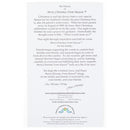 Merry Christmas from Heaven Winter White 5 x 3 Cardstock Bookmarks Pack of 25