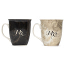Where You Go Mr. and Mrs. Ruth 1:16 18 Ounce New Bone China Coffee Mug Set of 2
