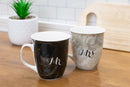 Where You Go Mr. and Mrs. Ruth 1:16 18 Ounce New Bone China Coffee Mug Set of 2