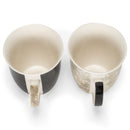 Where You Go Mr. and Mrs. Ruth 1:16 18 Ounce New Bone China Coffee Mug Set of 2