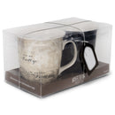 Where You Go Mr. and Mrs. Ruth 1:16 18 Ounce New Bone China Coffee Mug Set of 2