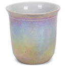 Purple With Cream Glossy Rainbow Glaze 17 ounce Stoneware Coffee Cup Mugs Set of 4