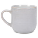 Elanze Designs Pale Grey Glossy Rainbow Reactive Glaze 17 ounce Stoneware Coffee Cup Mugs Set of 4
