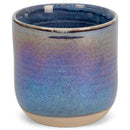 Purple Glossy Rainbow Glaze 17 ounce Stoneware Coffee Cup Mugs Set of 4