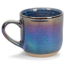 Purple Glossy Rainbow Glaze 17 ounce Stoneware Coffee Cup Mugs Set of 4