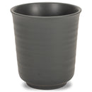 Black Matte Glaze Finish 17 ounce Stoneware Coffee Cup Mugs Set of 4