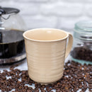 Cream Matte Glaze Finish 17 ounce Stoneware Coffee Cup Mugs Set of 4