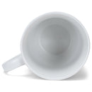 Elanze Designs White Matte Glaze Finish 17 ounce Stoneware Coffee Cup Mugs Set of 4