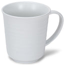 Elanze Designs White Matte Glaze Finish 17 ounce Stoneware Coffee Cup Mugs Set of 4