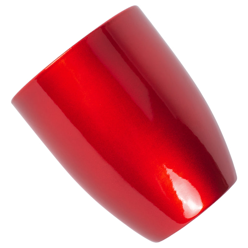 Cardinal Red Glossy Finish 10 ounce New Bone China Coffee Cup Mugs Set of 4