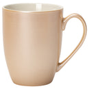 Pearlescent Sand Finish 10 ounce New Bone China Coffee Cup Mugs Set of 4