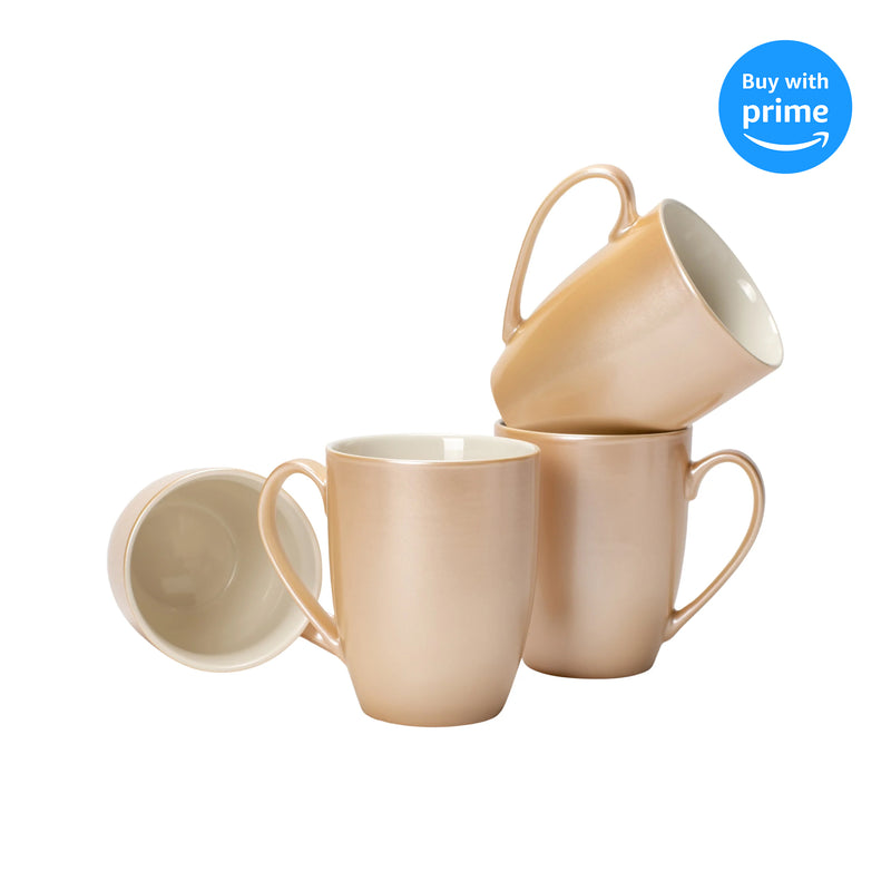Complete set of Pearlescent Sand Matching Coffee Mug Set