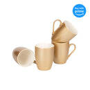Complete set of Vegas Gold-Tone Metallic Coffee Mug