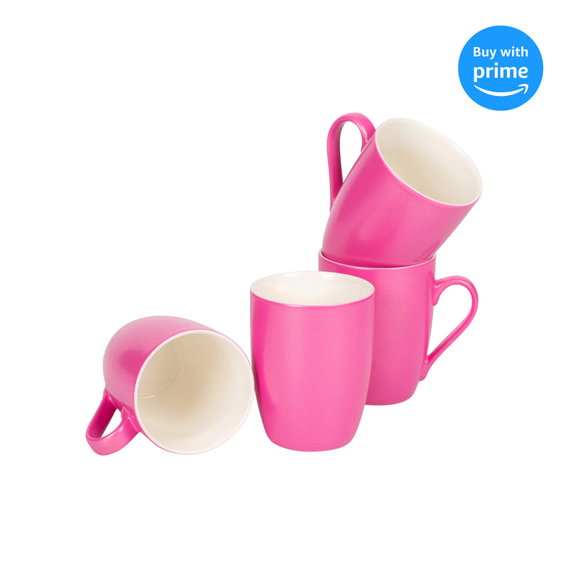 Complete set of Princess Pink Glossy Coffee Mug