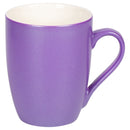 Passion Purple Glossy Finish 10 Oz. New Bone China Coffee Cup Mug Set of 4