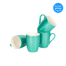 Complete set of Seafoam Teal Green Metallic Coffee Mug